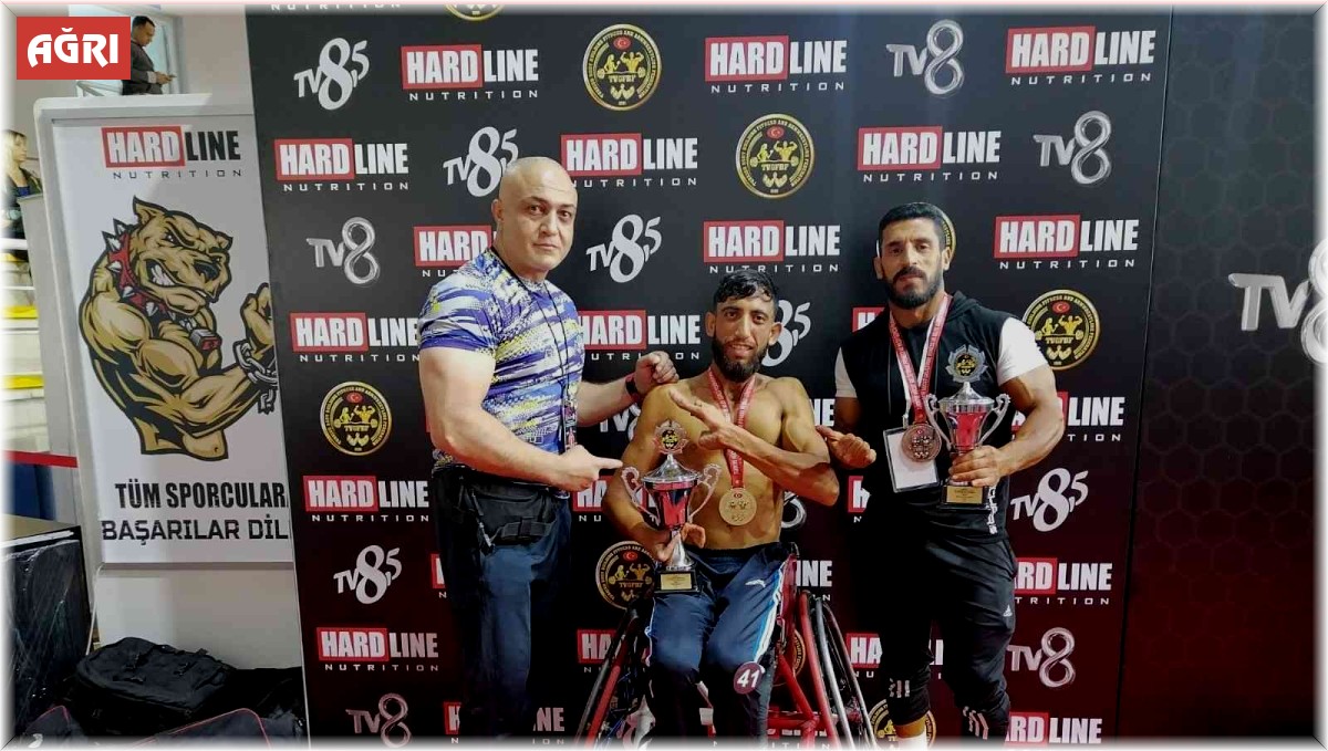 Ağrılı bedensel engelli sporcu Türkiye Şampiyonu oldu
