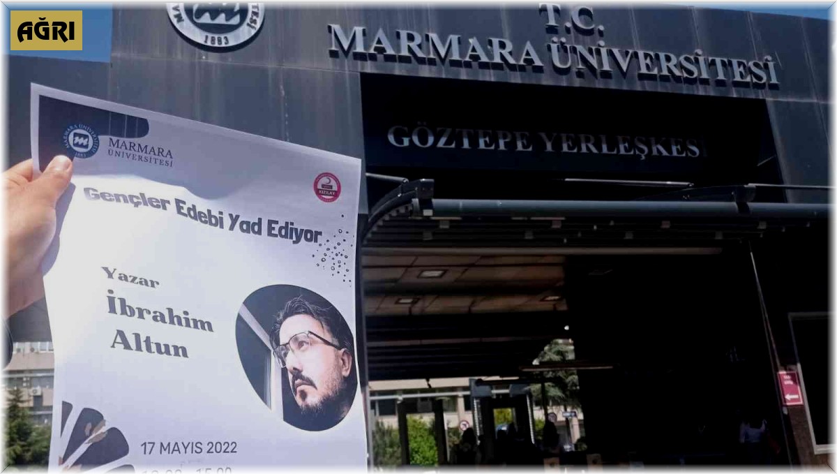 Ağrılı Eğitimci Yazar İbrahim Altun Marmara Üniversitesi'nde gençlerle buluştu