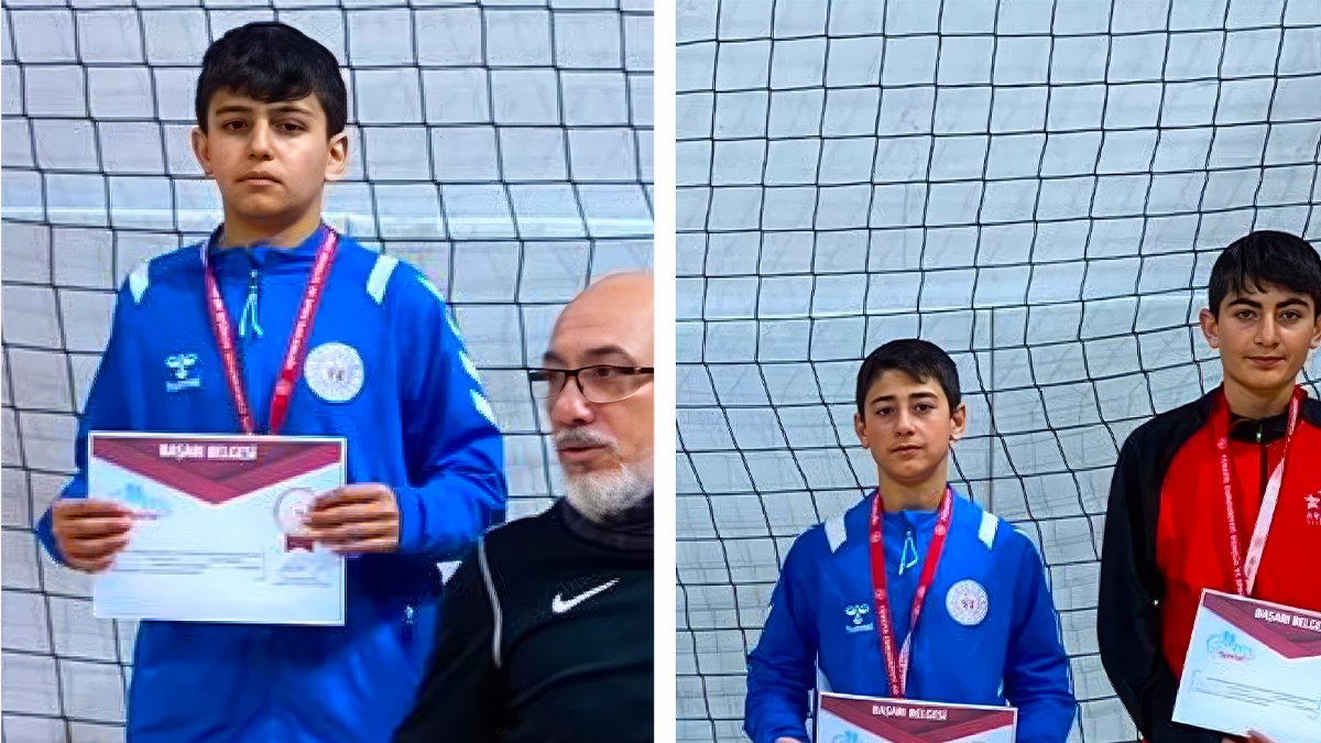 Ağrılı güreşçiler Elazığ’daki Greko-romen Gençler B müsabakalarında kürsüye çıktı