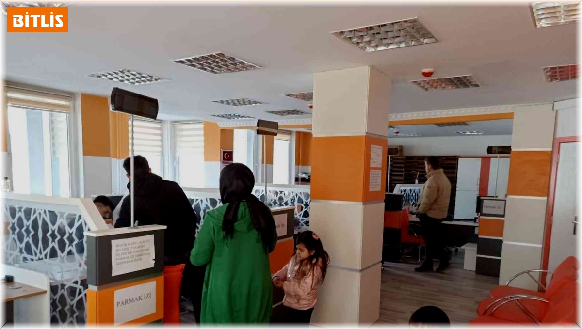 Ahlat Nüfus Müdürlüğü 2022'de 60 bin 241 işlem gerçekleştirdi