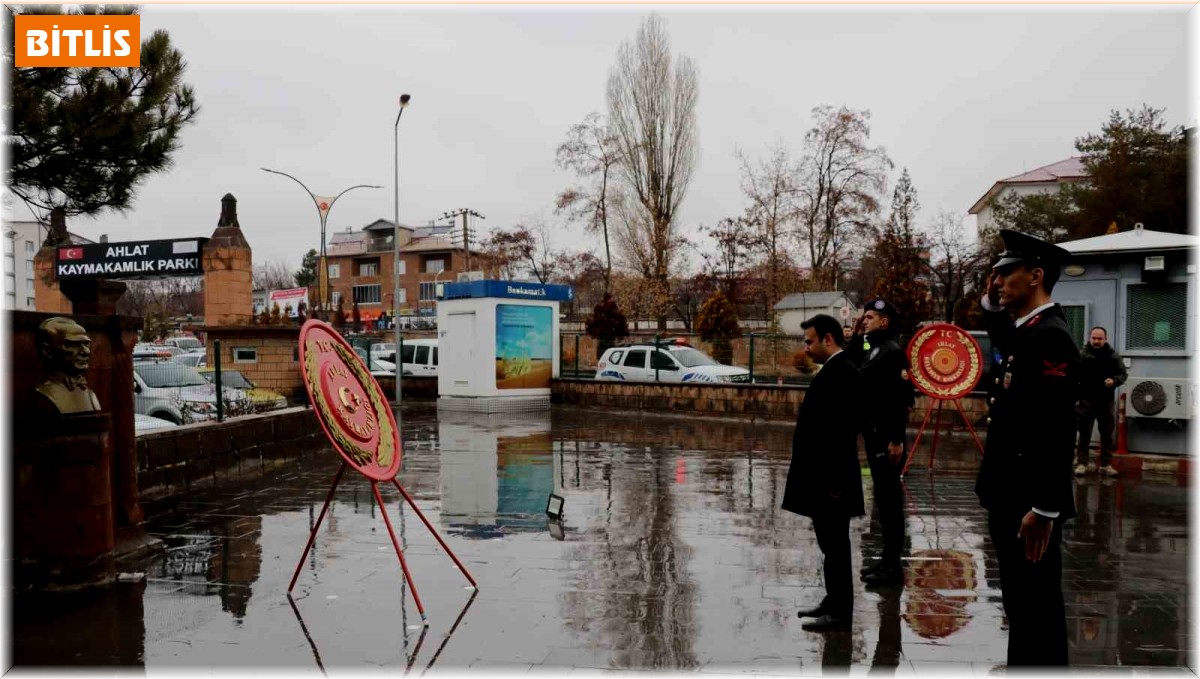 Ahlat'ta 18 Mart Şehitleri Anma Günü ve Çanakkale Zaferi'nin 109. yıl dönümü