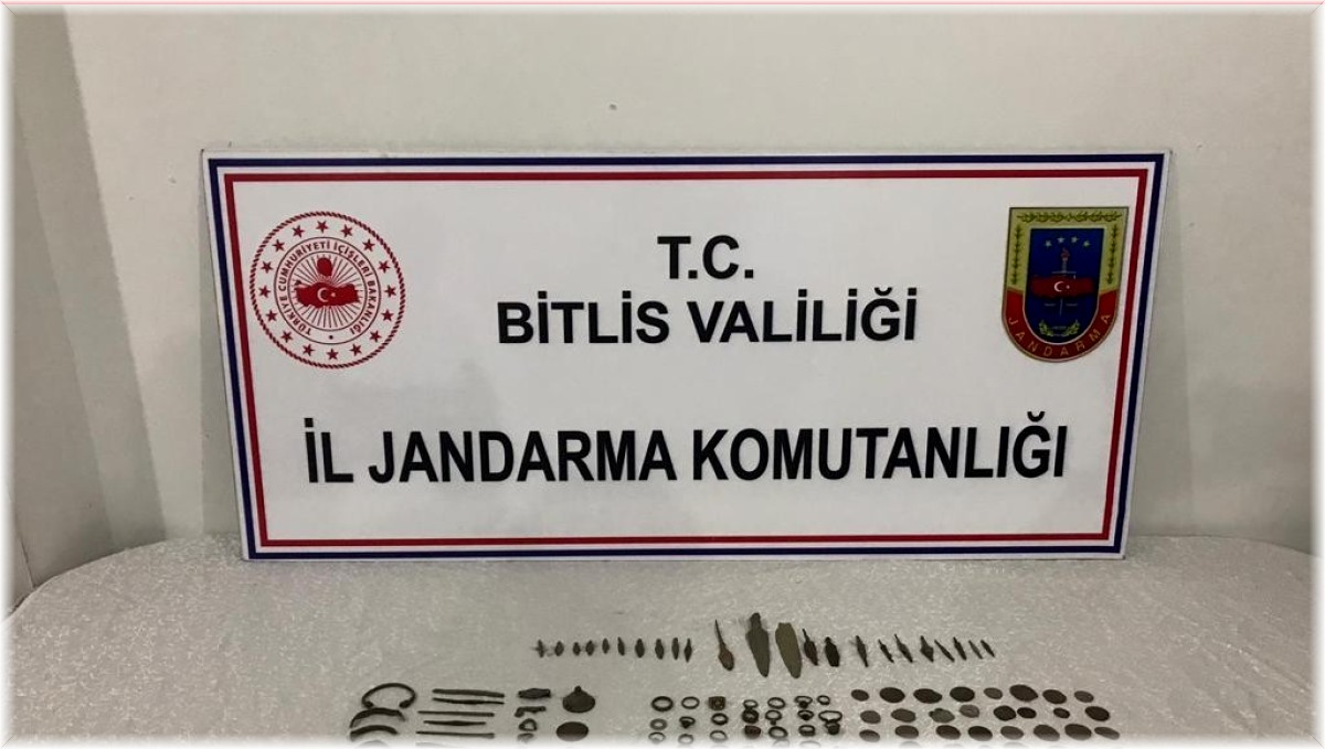 Ahlat'ta 220 adet tarihi obje ele geçirildi