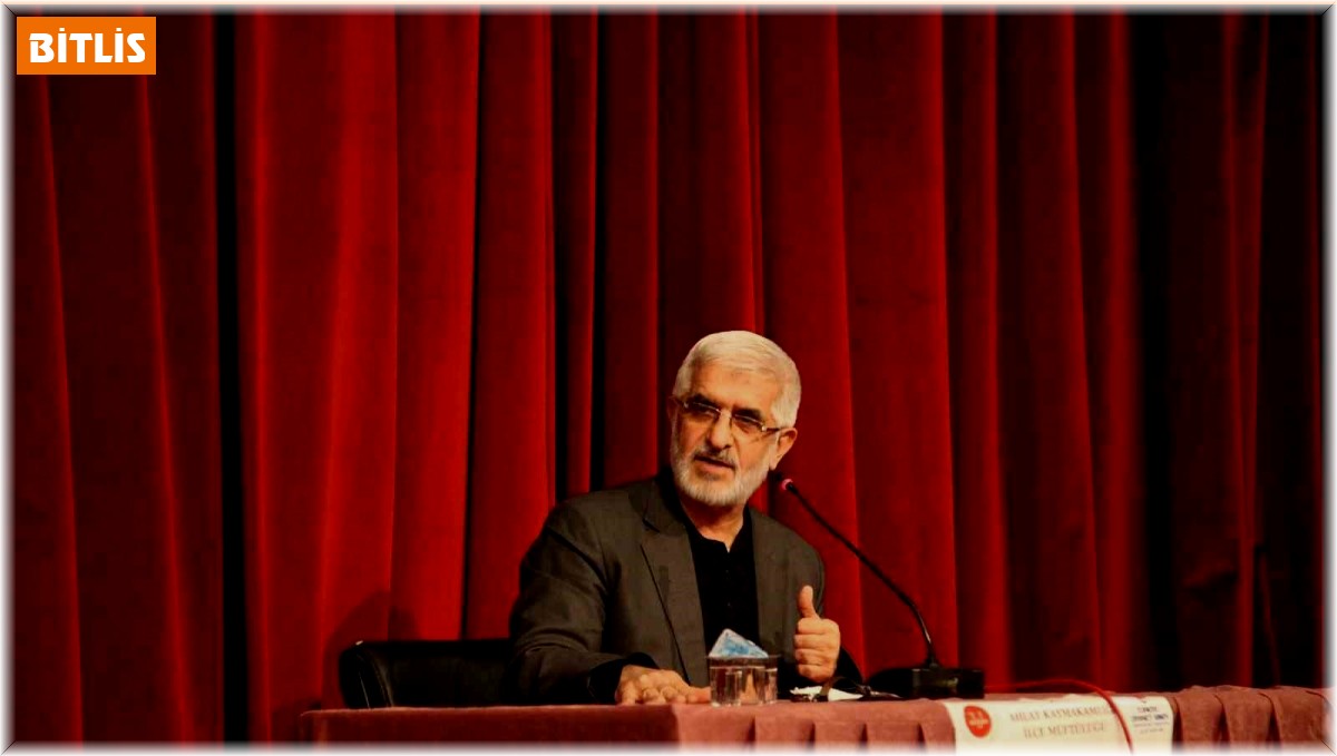 Ahlat'ta 'Günümüz Müslümanlarının Sorumluluğu ve Gazze' konulu konferans