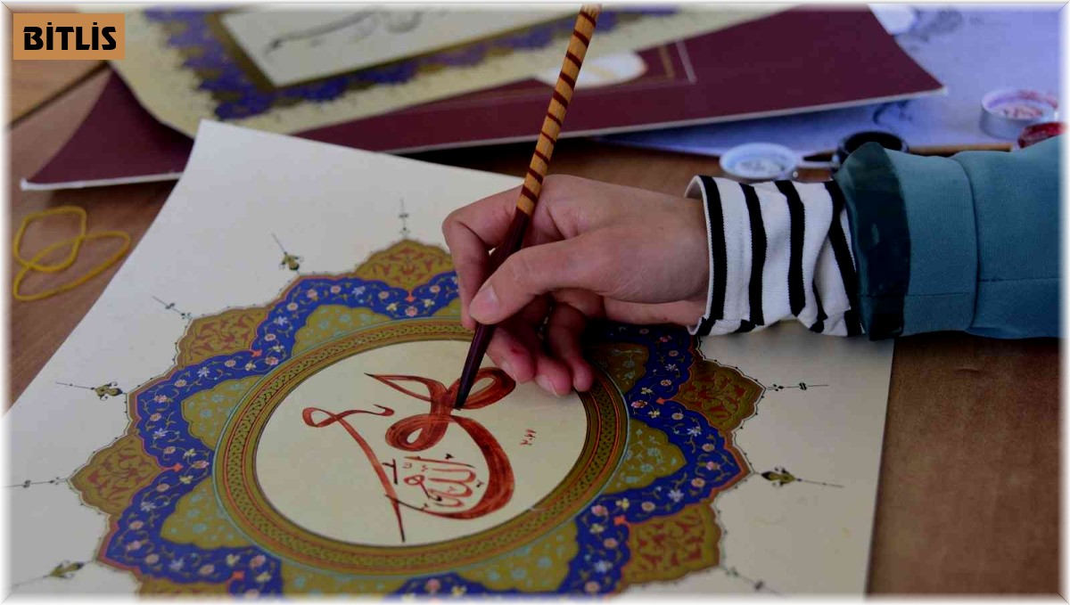 Ahlat'ta 'Hüsnü Hat' eğitimi