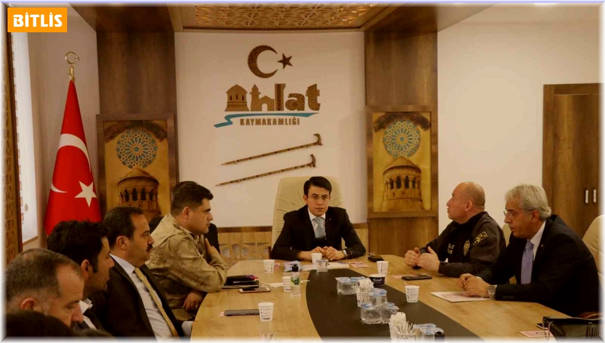 Ahlat'ta 'Kadına Yönelik Şiddetle Mücadele Koordinasyon, İzleme ve Değerlendirme Toplantısı' yapıldı