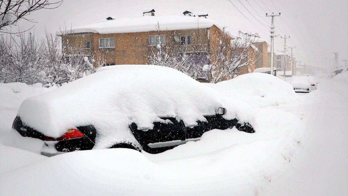 Ahlat'ta kar yağışı yaşamı olumsuz etkiledi