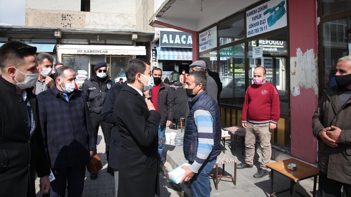 Ahlat'ta Kovid-19 denetimleri yapıldı