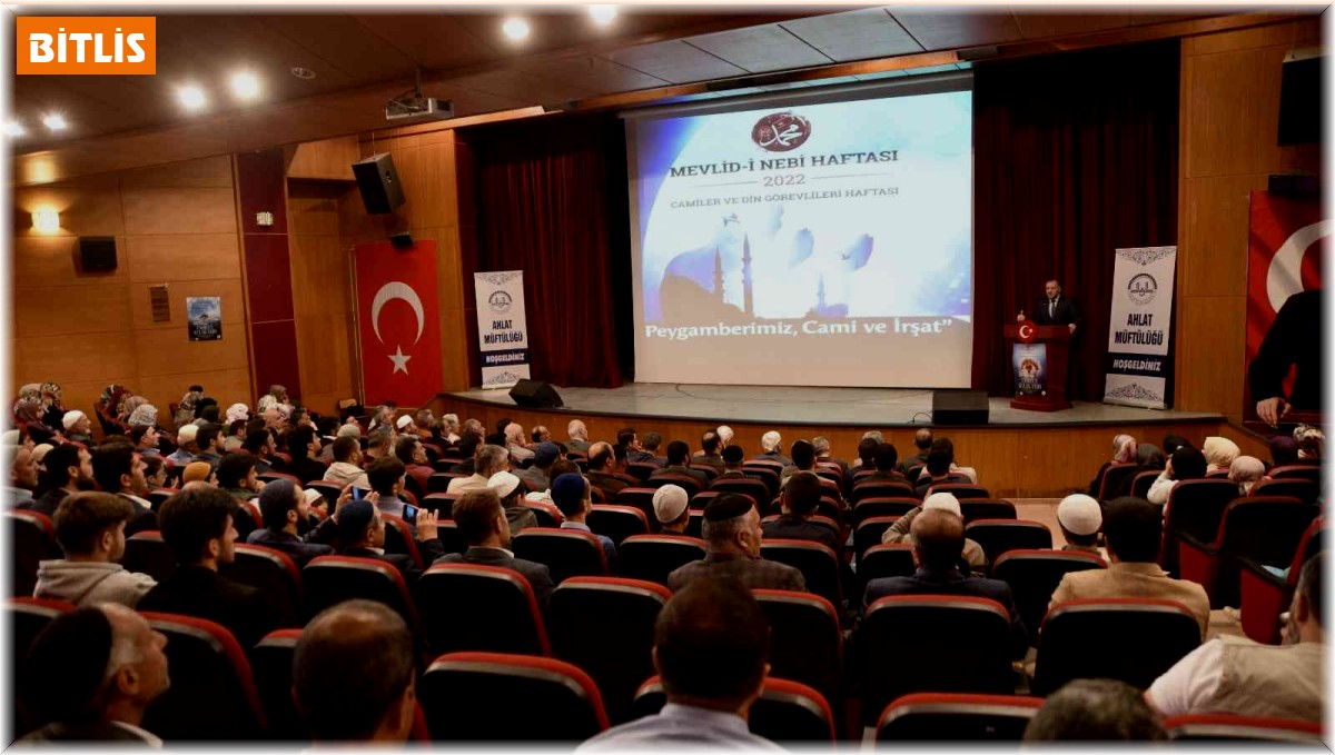 Ahlat'ta 'Mevlid-i Nebi Haftası' programı