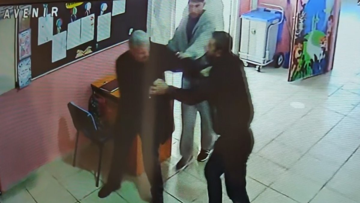 Ahlat'ta okul müdürlerine saldırı görüntüleri ortaya çıktı