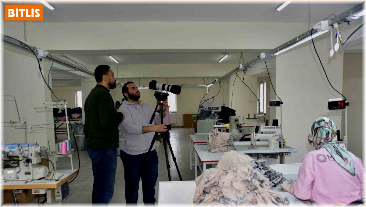 Ahlat'ta üretilen tekstil ürünleri yurt dışı pazarına açılıyor