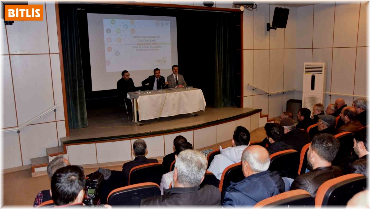 Ahlatlı çiftçiler IPARD hibe destekleri hakkında bilgilendirildi