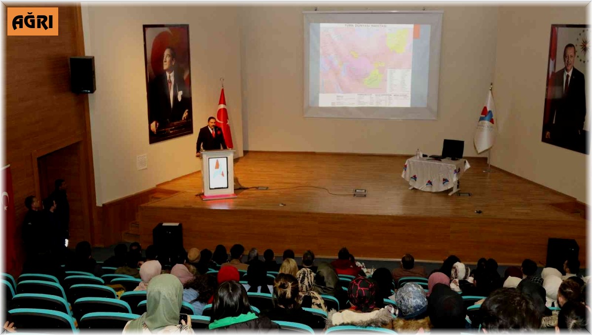 AİÇÜ'de 'Türk Dünyası'nın Siyasi Coğrafyası ve Jeopolitik Önemi' konferansı
