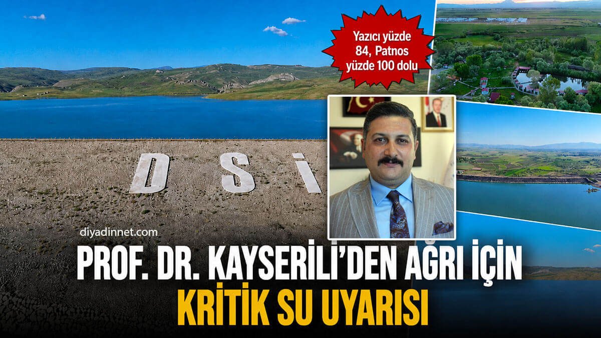 AİÇÜ Dekanı Prof. Dr. Alperen Kayserili'den Kritik Uyarı: Bu Yıl Su Var Ama Gelecek Yılın Garantisi Yok
