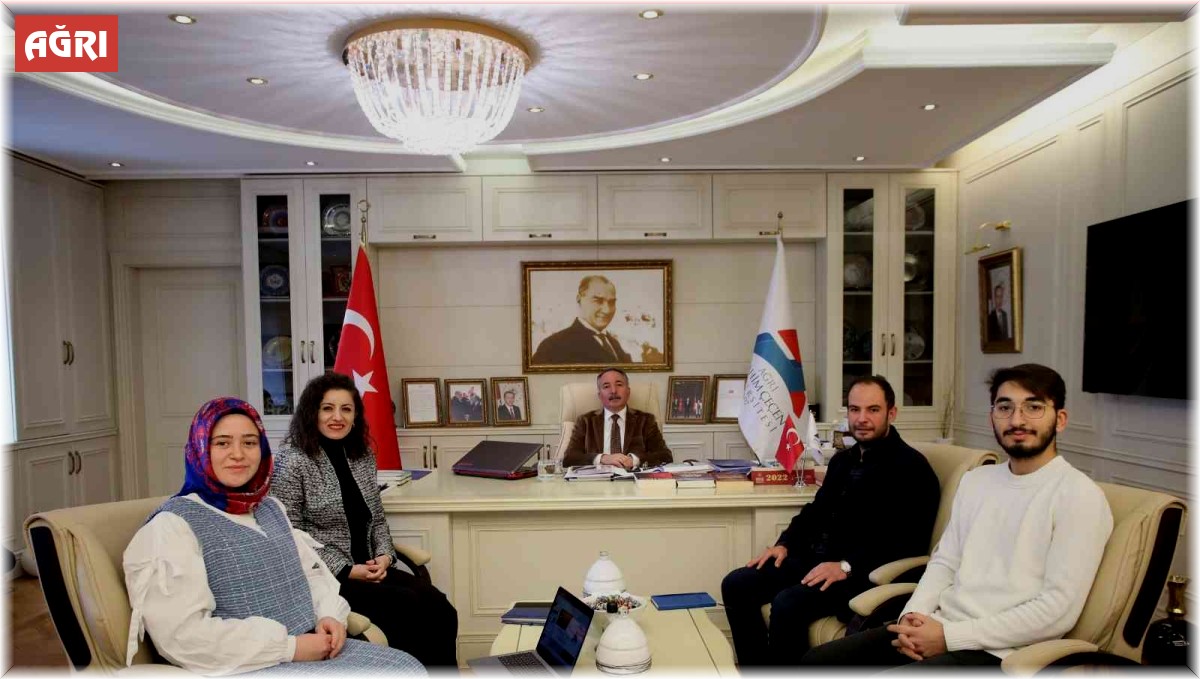 AİÇÜ Rektörü Prof. Dr. Karabulut kalite kulübü üyelerini misafir etti