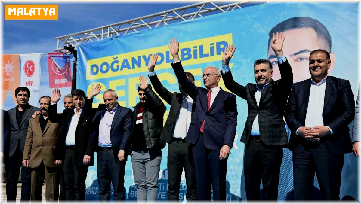 AK Parti Büyükşehir Adayı Sami Er, Doğanyol ilçesini ziyaret etti