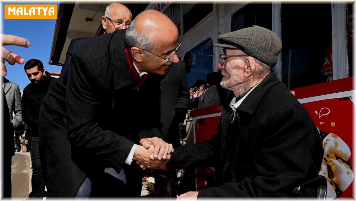 AK Parti Büyükşehir Adayı Sami Er, Hekimhan'da vatandaşlarla buluştu