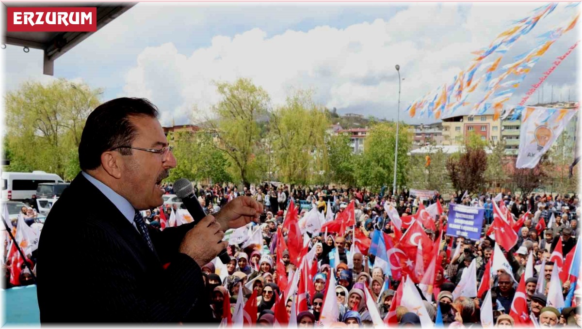 Ak Parti'den Oltu'da coşkulu miting