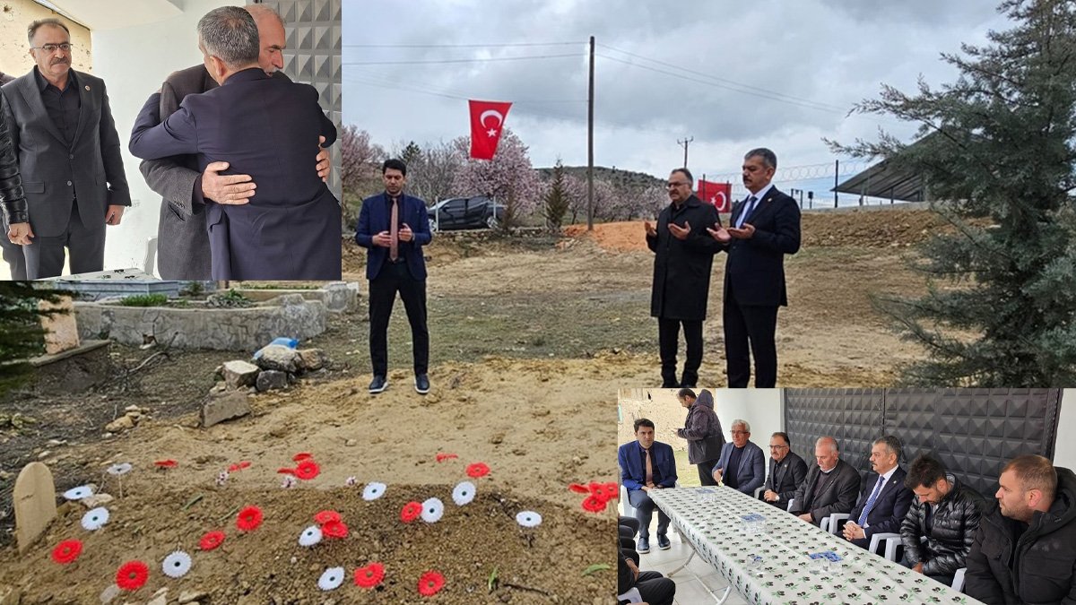 AK Parti Elazığ Milletvekili Erol Keleş, şehit polis Seçkin Yalçın’ın ailesini ziyaret etti
