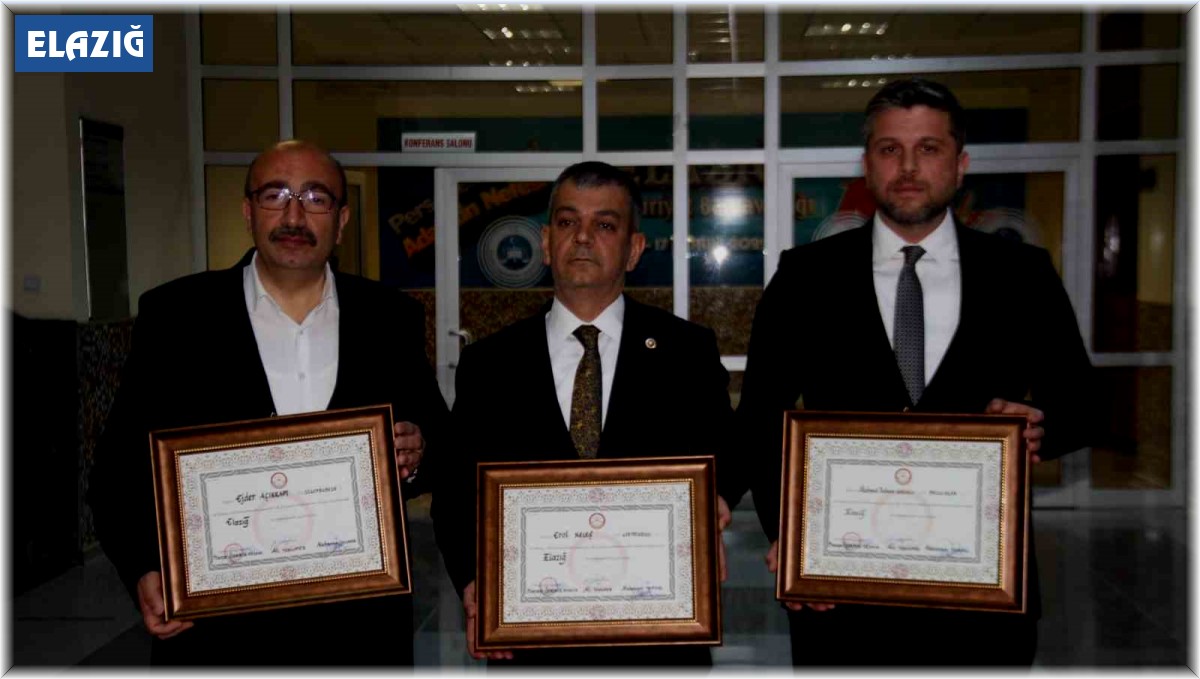 AK Parti Elazığ milletvekilleri mazbatalarını aldı