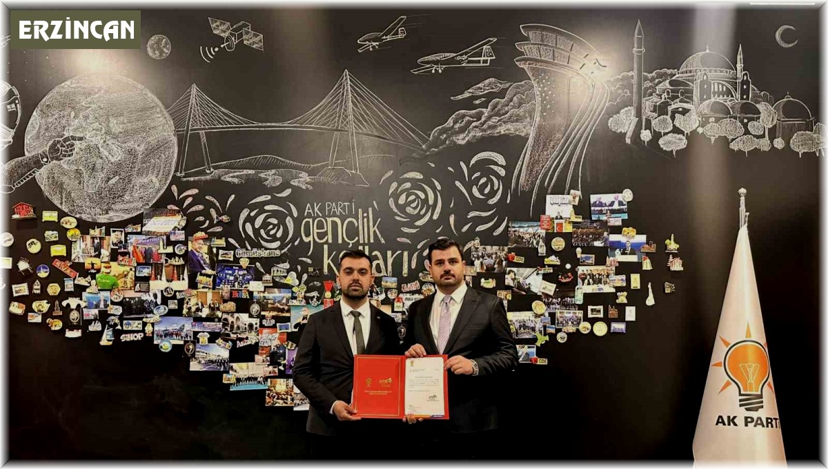 AK Parti Erzincan İl Gençlik Kolları Başkanlığı görevine Aktaş getirildi