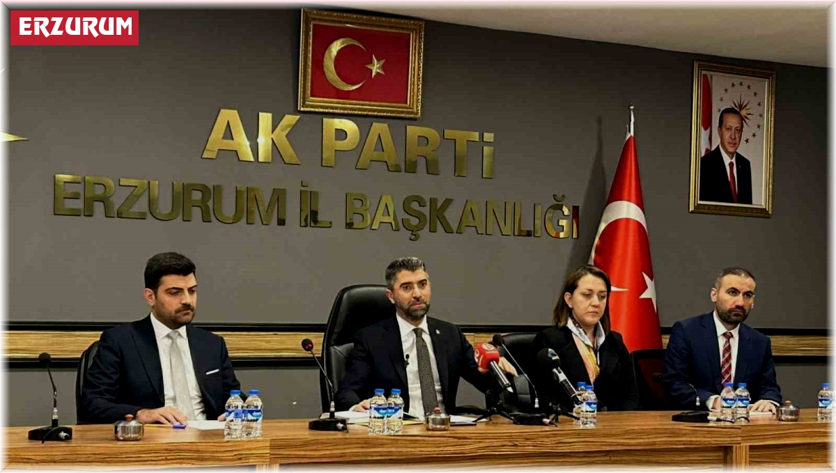 AK Parti Erzurum İl Başkanı Küçükoğlu basın mensuplarıyla bir araya geldi