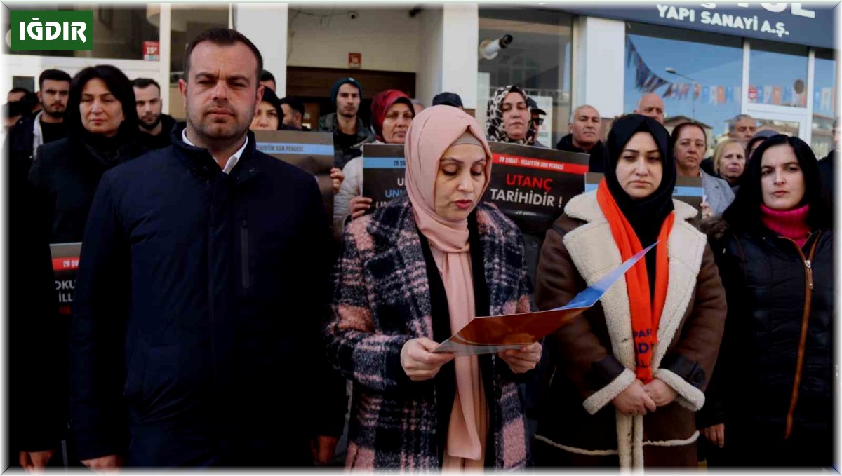 AK Parti Iğdır İl Başkanlığı 28 Şubat darbesini kınadı