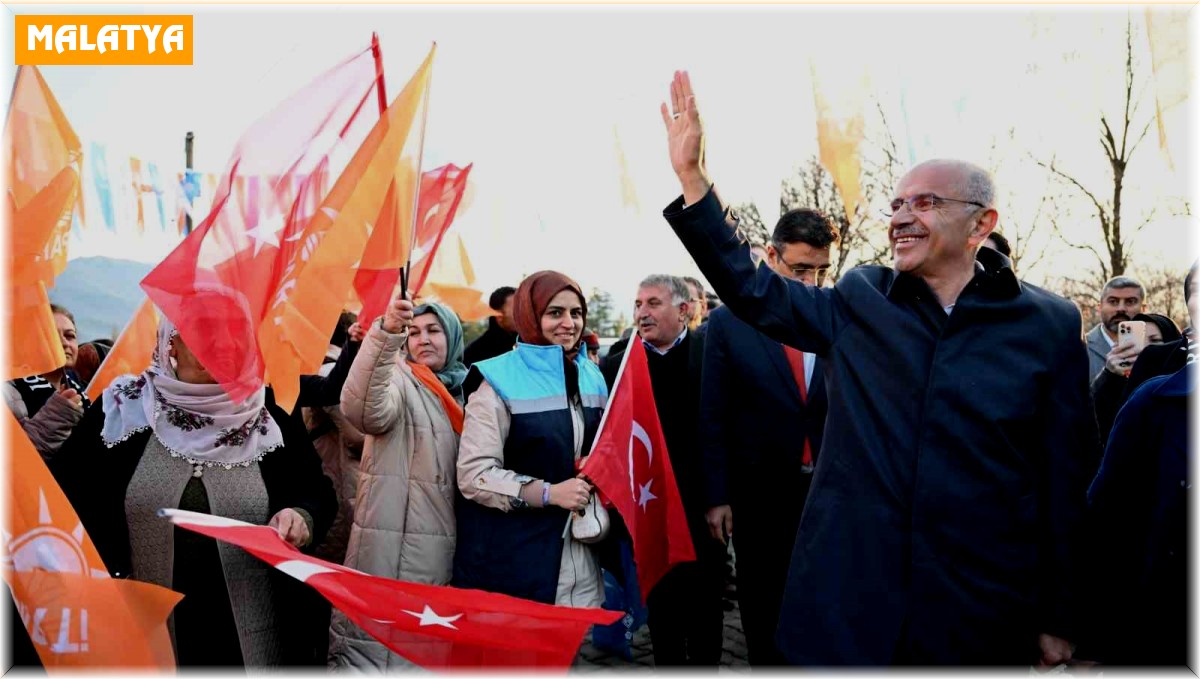 AK Parti Malatya Büyükşehir Adayı Sami Er'e Sürgü'de coşkulu karşılama