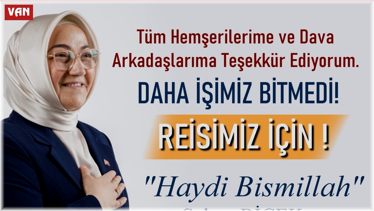AK Parti Milletvekili adayı Biçek'ten teşekkür mesajı