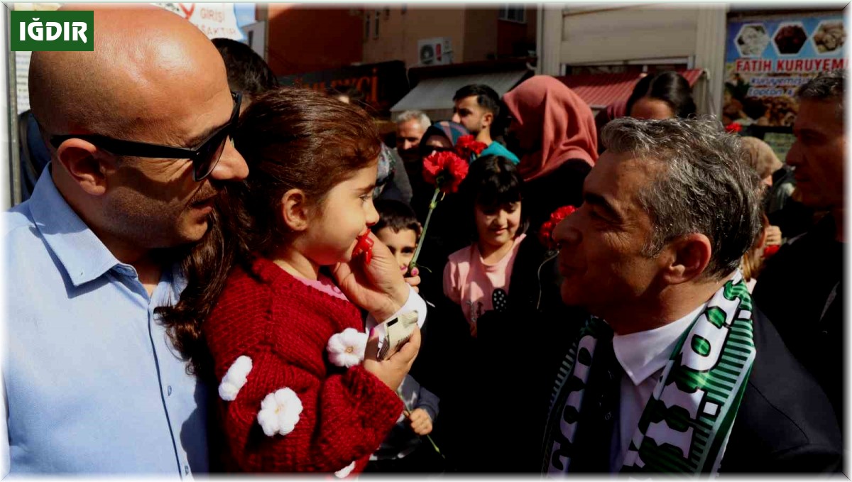 Ak Parti Milletvekili adayı Cantürk Alagöz Iğdır'da