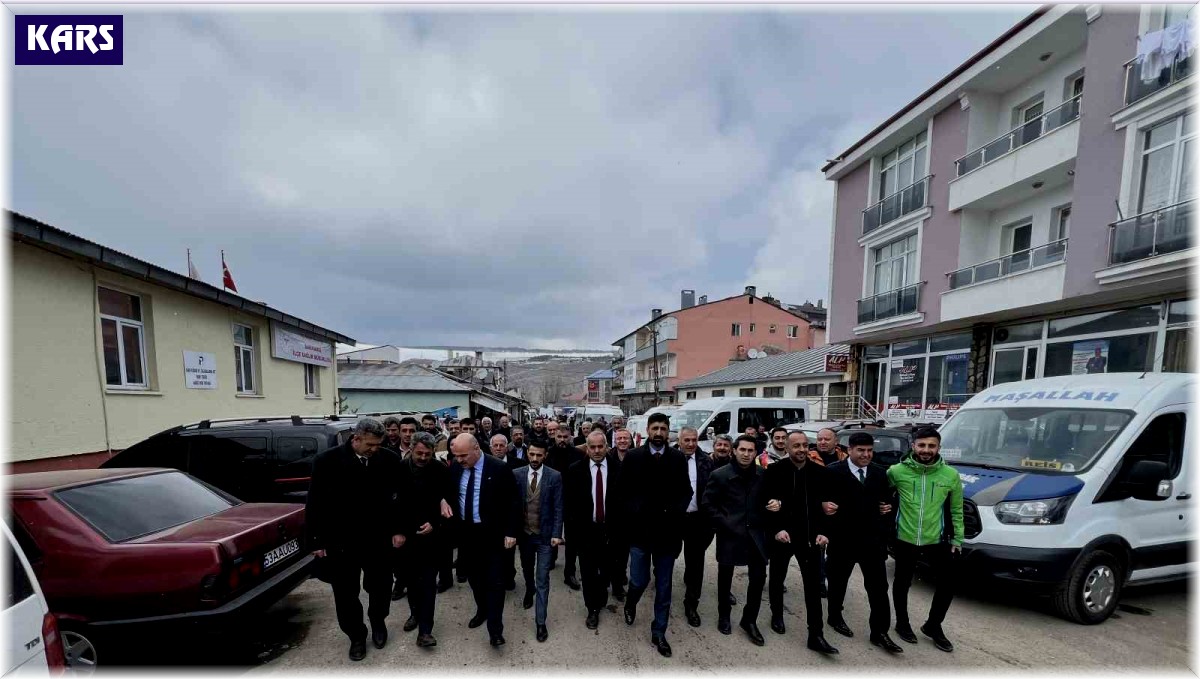 AK Parti Sarıkamış Belediye Başkan Adayı Çetinkaya'dan ev ve esnaf ziyareti