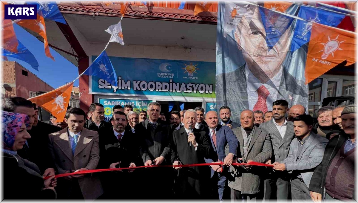 AK Parti Sarıkamış Seçim Koordinasyon Merkezi Açıldı