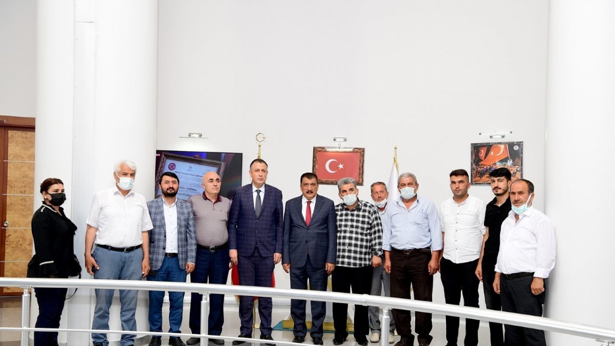 AK Parti yerel yönetimlerden Başkan Gürkan'a ziyaret