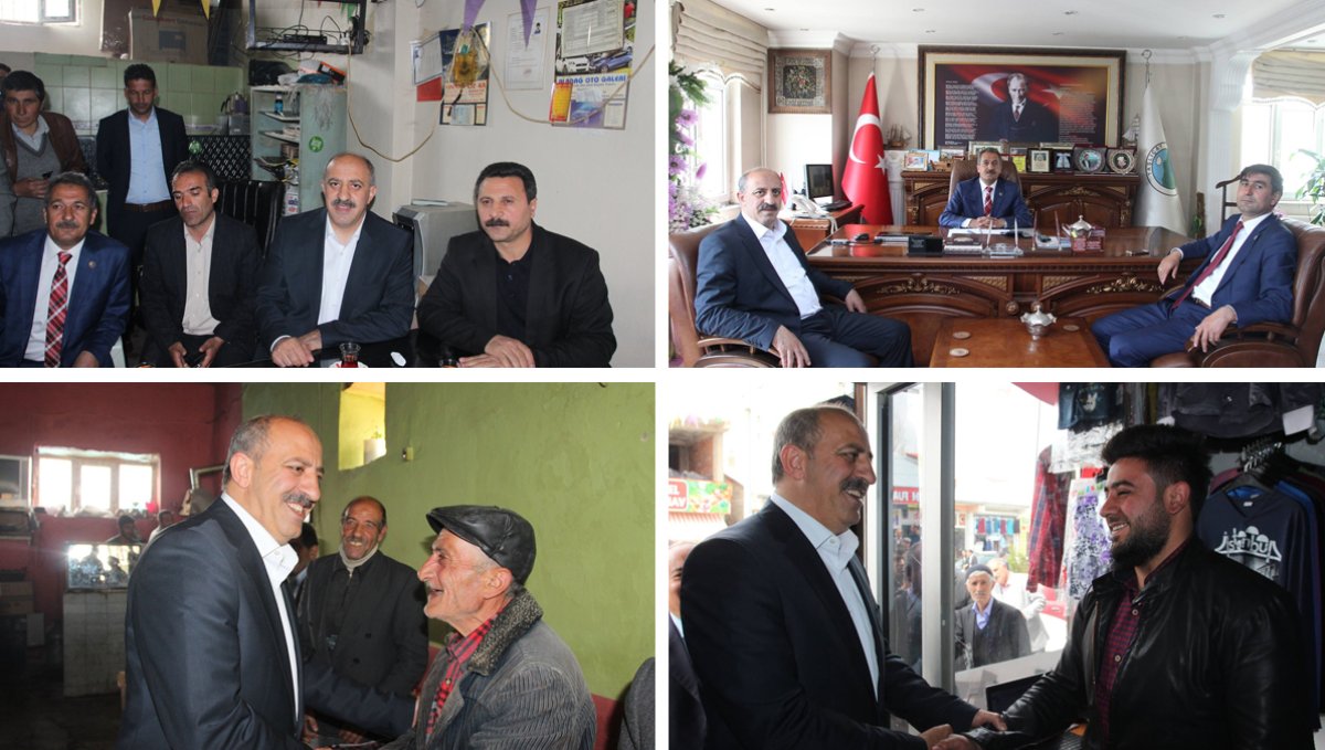 AK Partili Aday Abdullah Atalay, HDP ve MHP Bürolarına Gitti, Verdiği Mesaj Dikkat Çekti