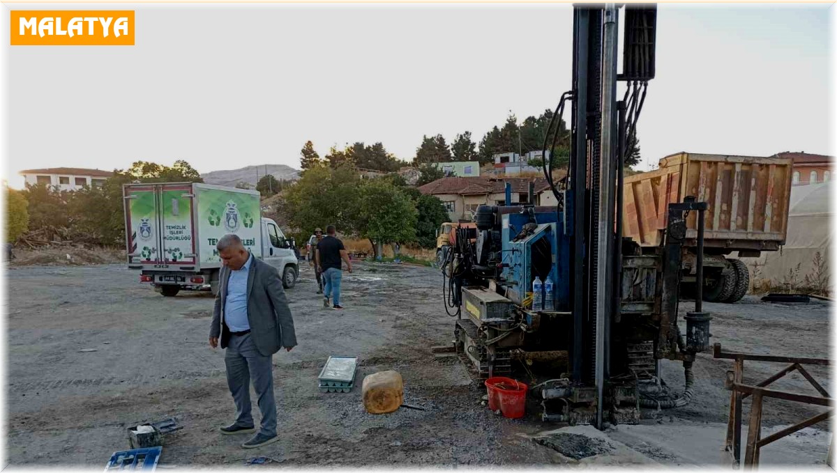 Akçadağ çarşısı için ilk kazma vuruldu