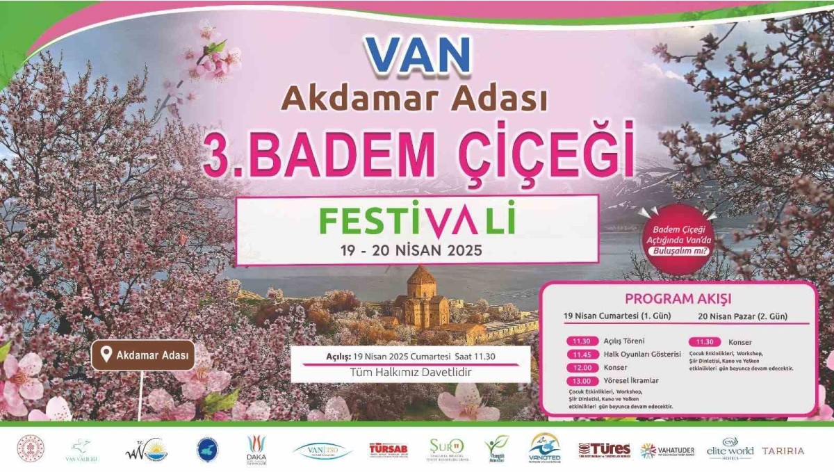 Akdamar Adası Badem Çiçeği Festivali lansman toplantısı yapıldı