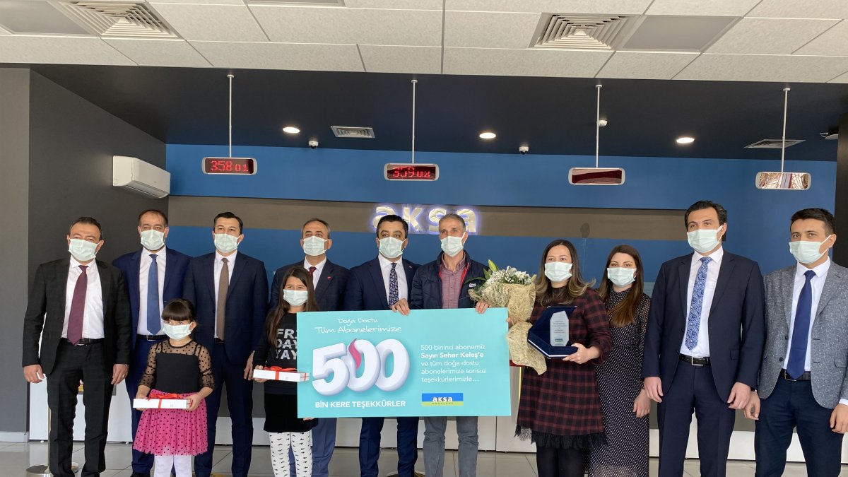 Aksa Doğalgaz, Çukurova'da 500 bin aboneye ulaştı