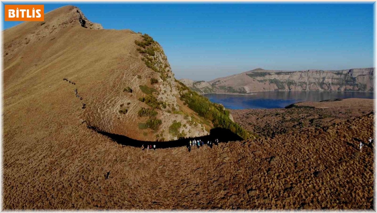 Aktivistlerden Nemrut Kalderası için farkındalık etkinliği