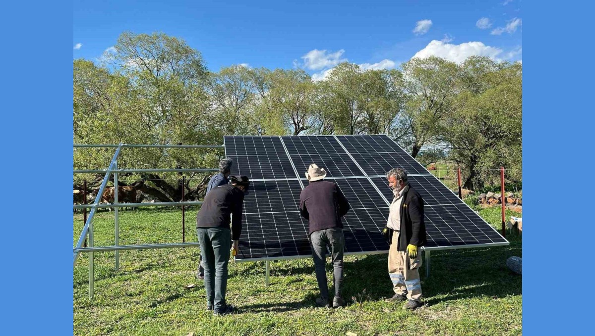 Akyaka'da GES sistemleriyle su deposunun elektrik giderleri karşılanıyor