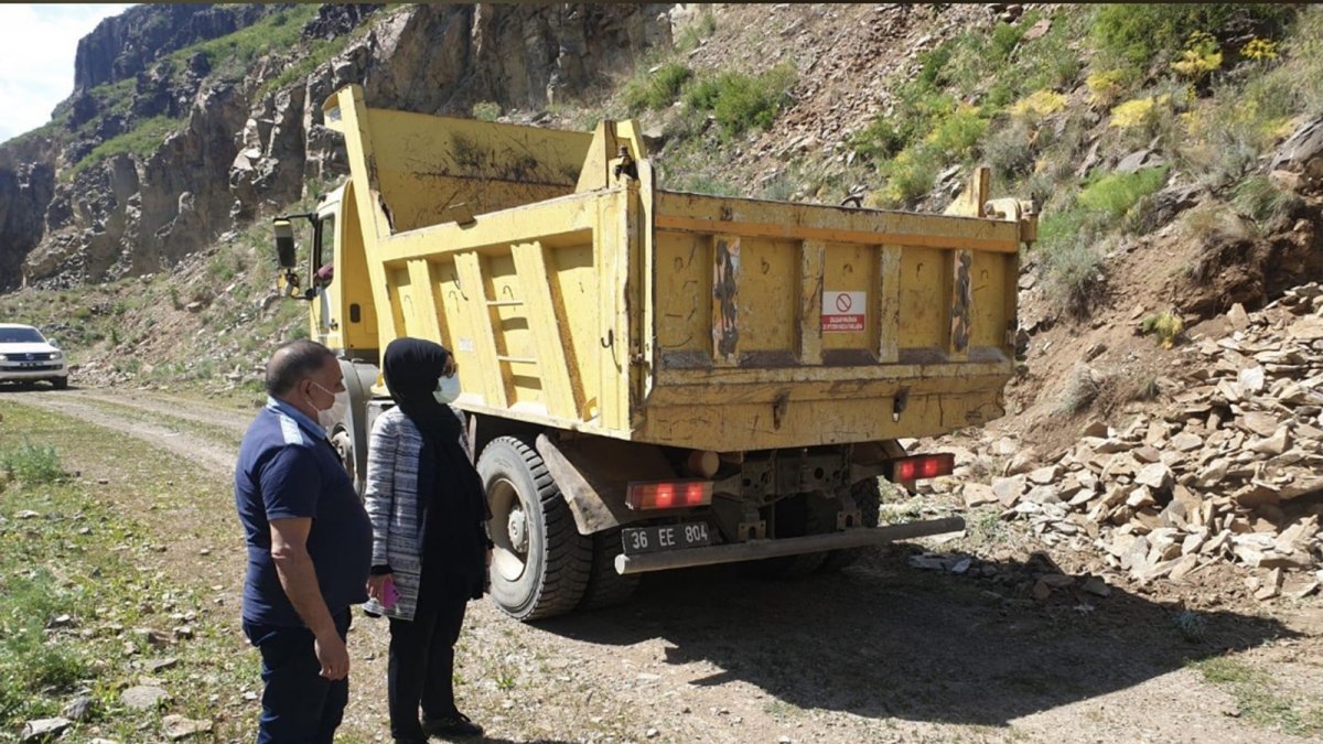 Akyaka Kanyonu'nda çalışmalar başladı