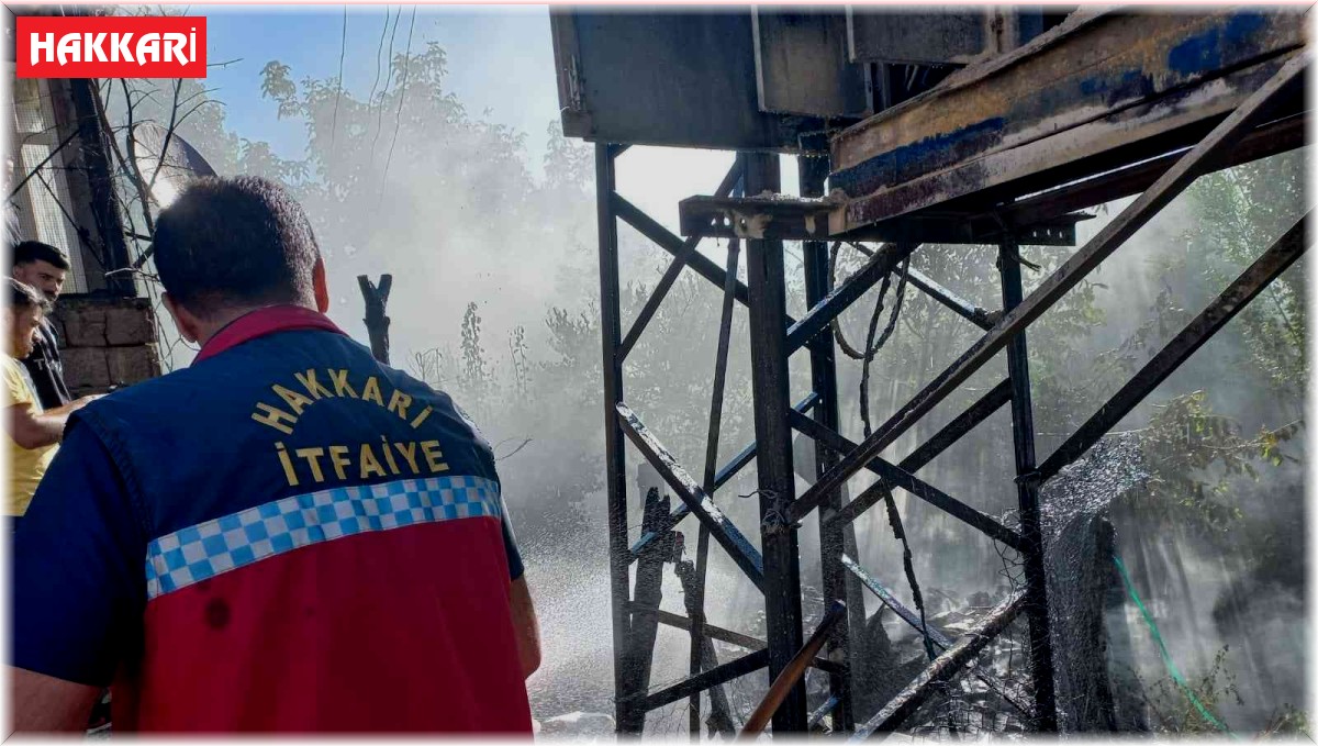 Alev topuna dönen elektrik trafosu korkuya neden oldu