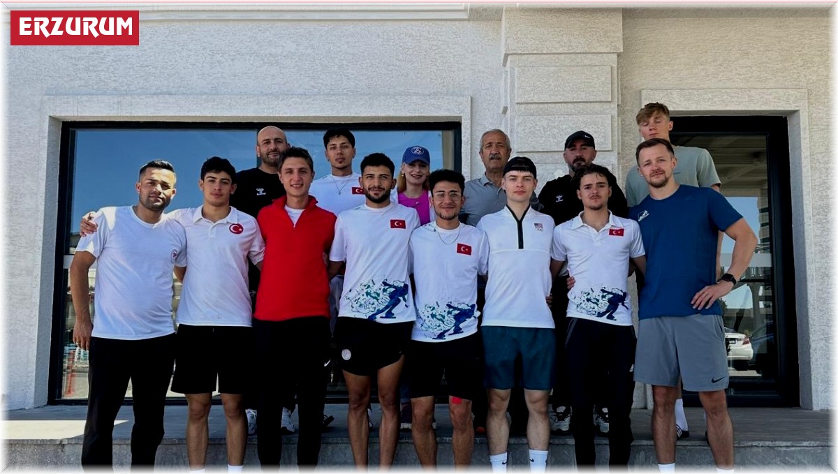 Alman sporcular Erzurum'a hayran kaldı