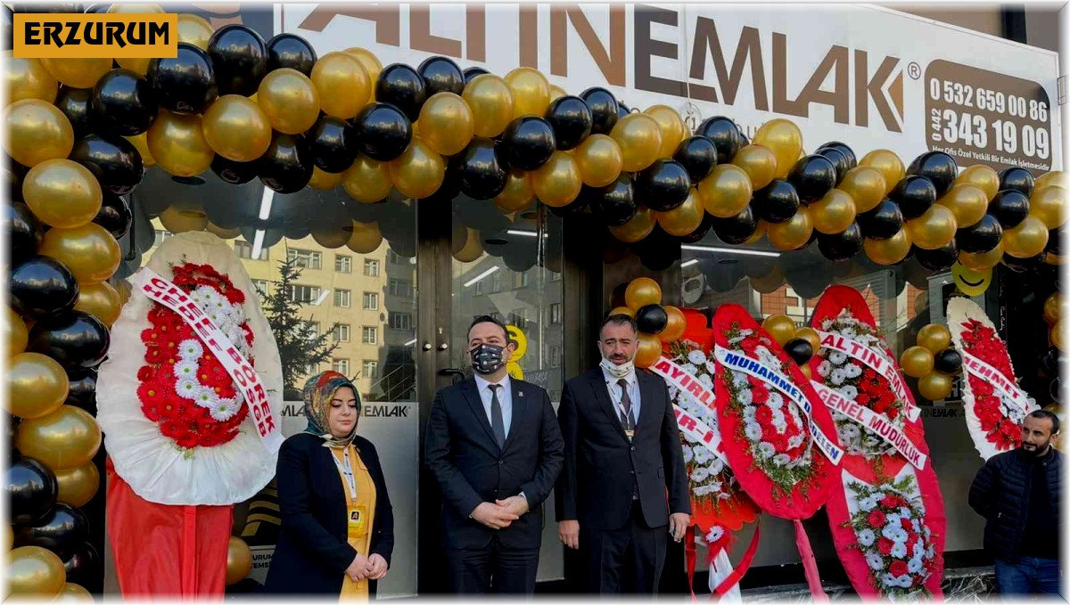 Altın Emlak Erzurum Temsilciliği açıldı