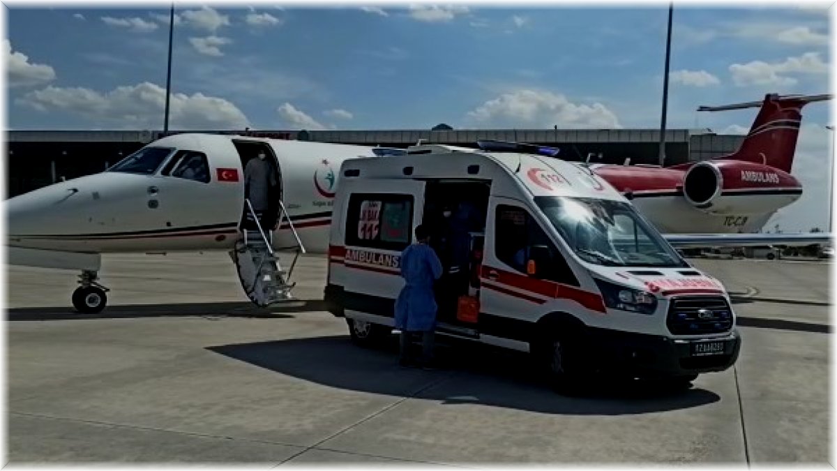 Ambulans uçak, down sendromlu Seyfullah için havalandı