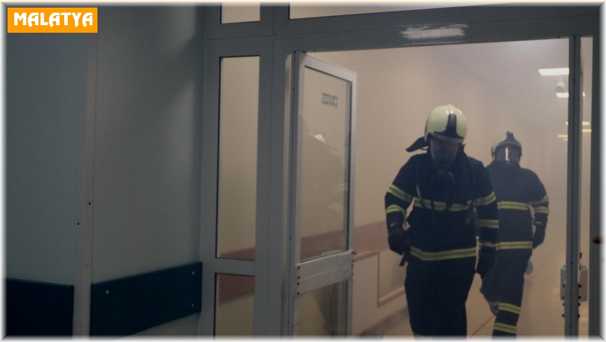 Ameliyathanede yangın tatbikatı