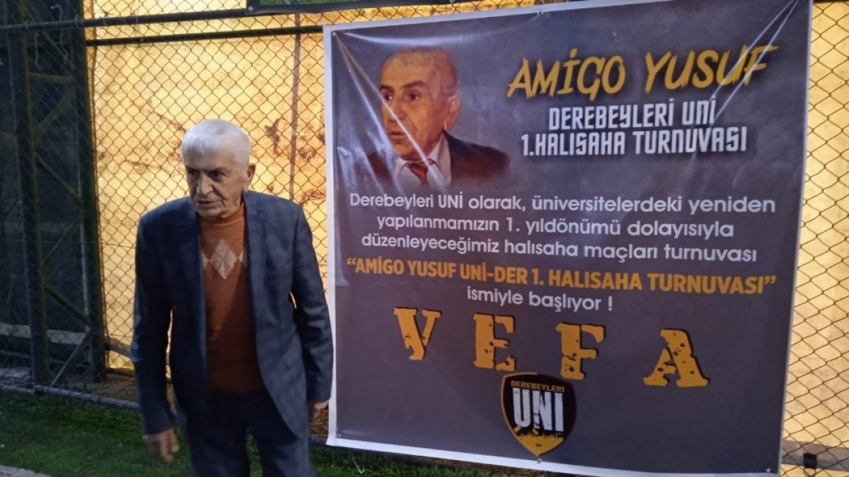 'Amigo Yusuf' adına futbol turnuvası düzenlendi