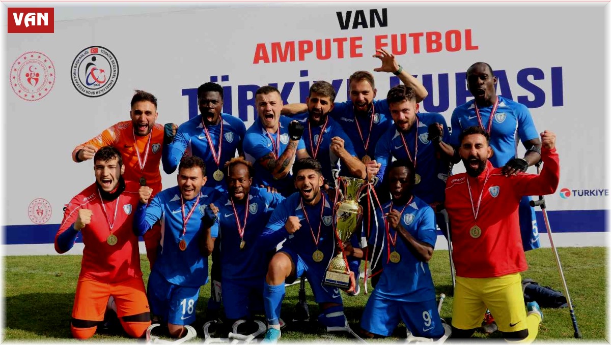 Ampute Futbol Türkiye Kupası'nın sahibi Şahinbey Belediyesi Gençlik ve Spor Kulübü oldu