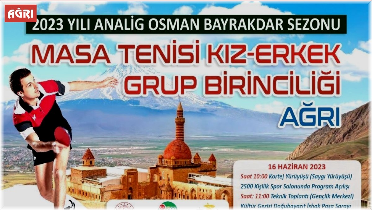 ANALİG Grup Müsabakaları Ağrı'da yapılacak