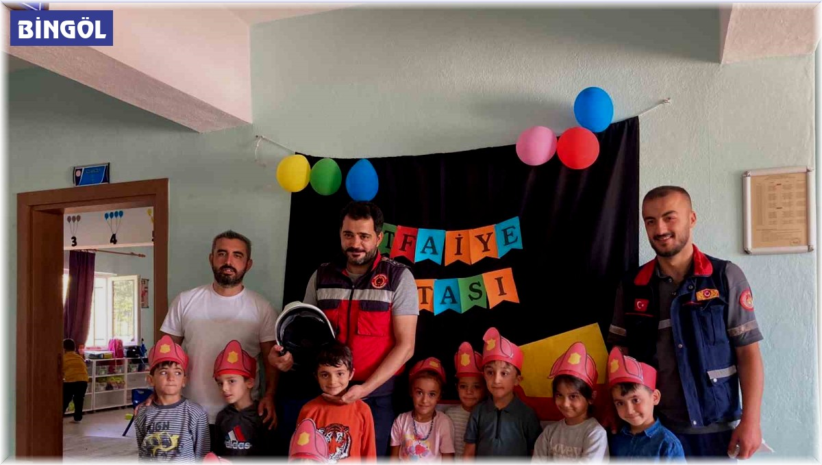 Anaokul öğrencilerine itfaiye birimi tanıtıldı