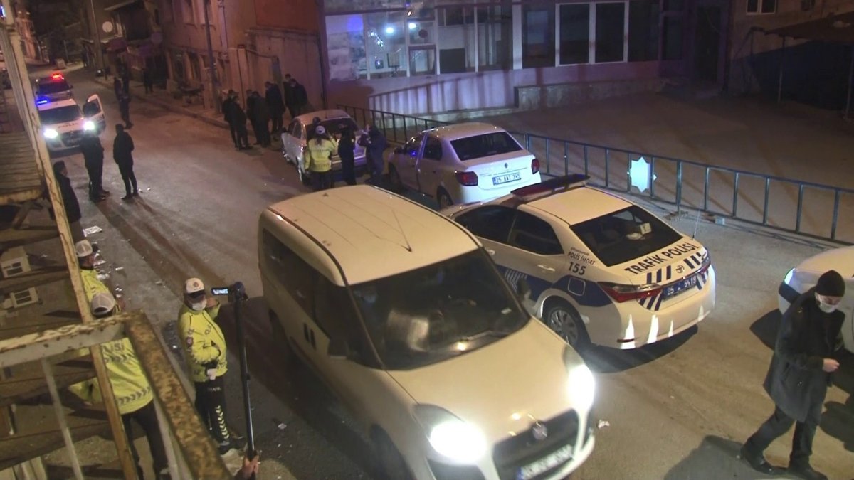 Araçlı kovalamaca kanlı bitti:1 yaralı