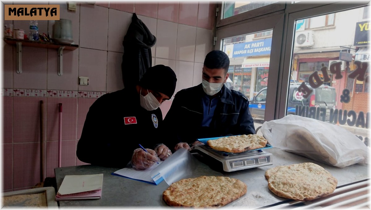 Arapgir'de gramaj ve hijyen denetimi